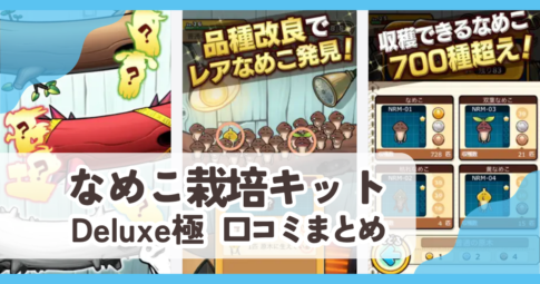 【なめこ栽培キットDeluxe極】口コミ評判まとめ