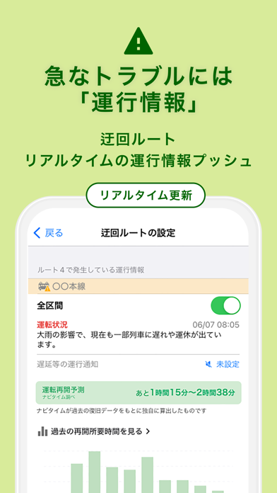 乗換ナビタイムのスクリーンショット6