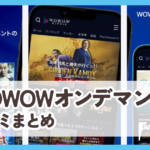 【WOWOWオンデマンド】口コミ評判まとめ