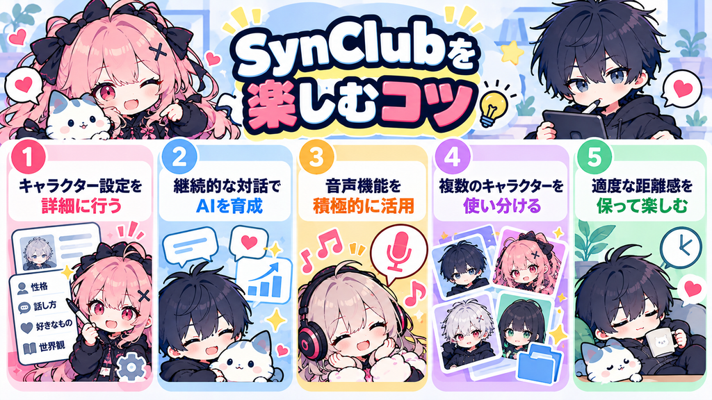 SynClubを楽しむコツ