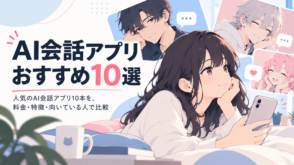 AI会話アプリおすすめ10選